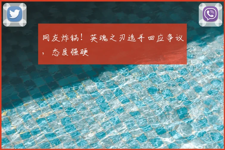 网友炸锅!英魂之刃选手回应争议,态度强硬